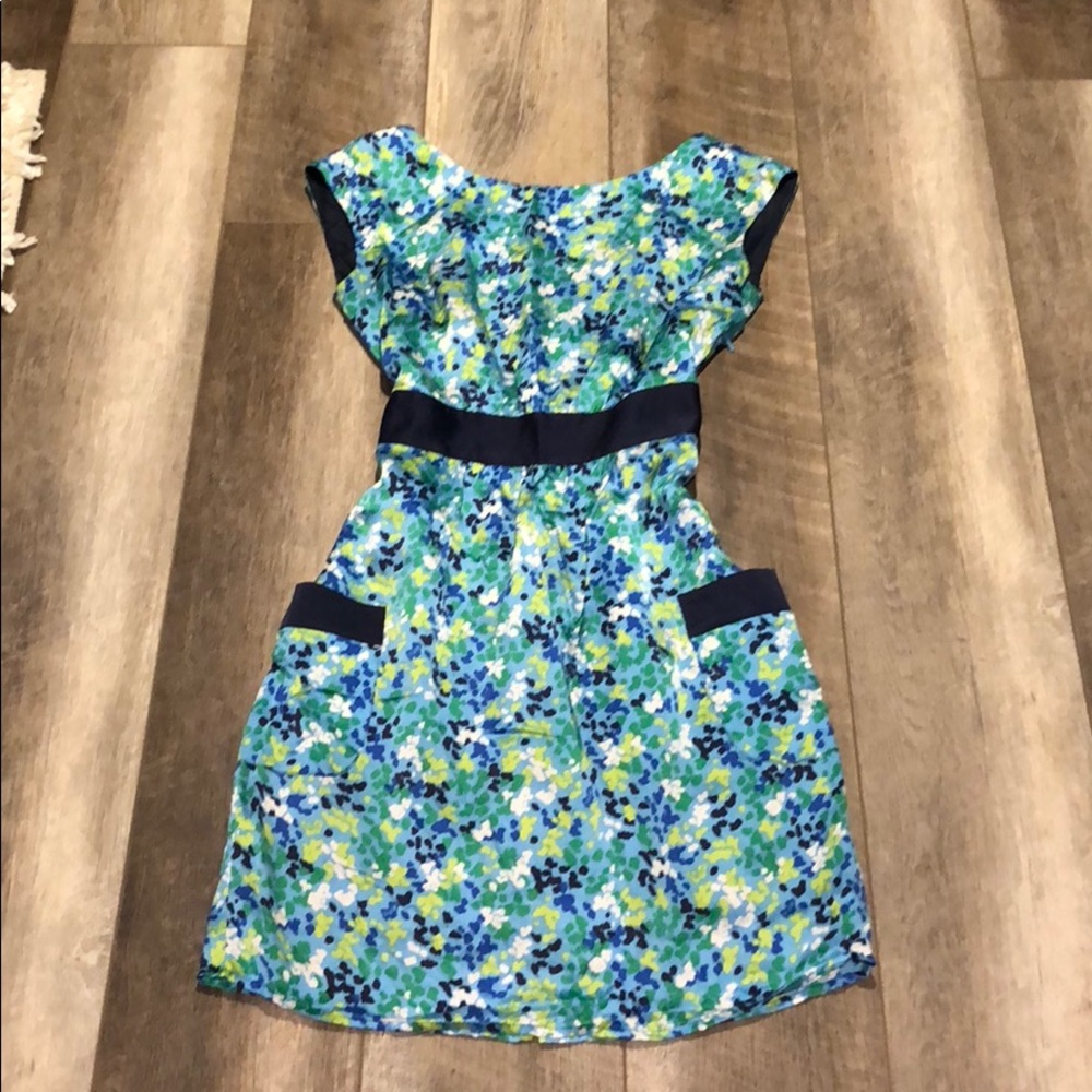 Lilly Pulitzer silk floral dress with pockets